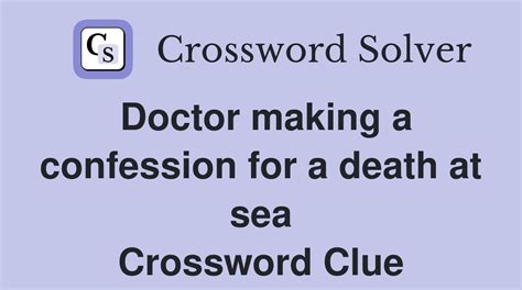 confess to crossword clue